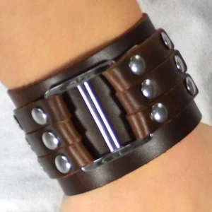 Collin Rowe Bracelet Marron à Passant 15