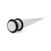 Fort Tempus Boucle D’oreille Magnétique Blanche – 8mm 19