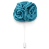 Warren Asher Boutonnière à Fleur De Rose Bleue 20