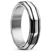 Lucleon Bague En Acier Pearce Recta 11