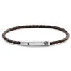 Lucleon Bracelet Collins En Cuir Brun – 3 Mm 22
