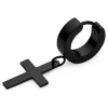 Lucleon Boucle D’oreille Avec Croix Noire 22
