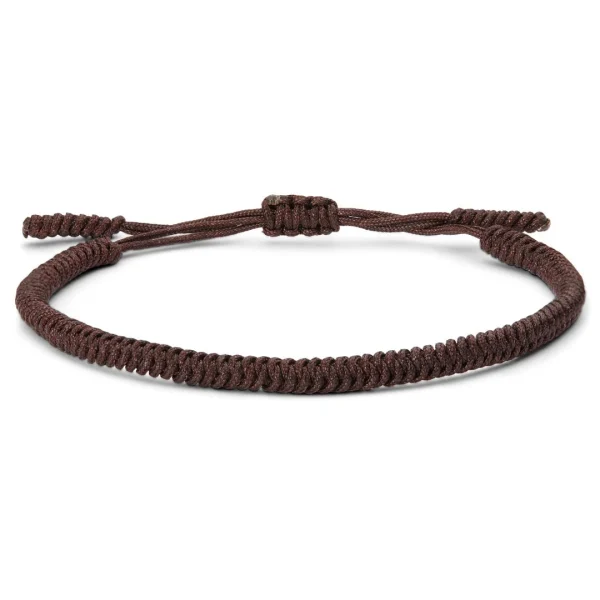Waykins Bracelet De Noeud Chanceux Brun Whit 7