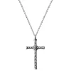 Fort Tempus Collier à Pendentif En Croix Et Motif D’écailles 22