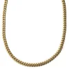 Lucleon Collier à Maillons En Acier Doré 12 Mm 16
