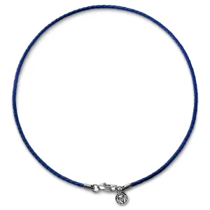 Lucleon Tenvis | Collier En Cuir Bleu 3 Mm 8