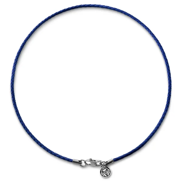 Lucleon Tenvis | Collier En Cuir Bleu 3 Mm 3