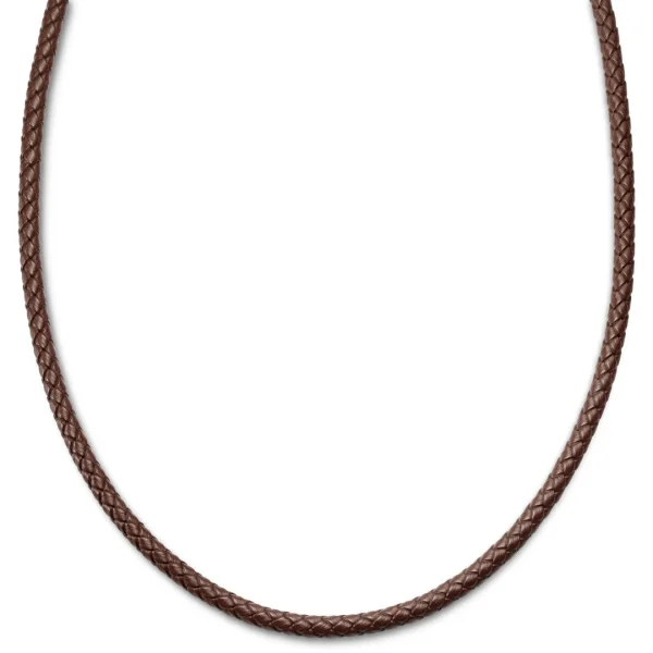 Lucleon Tenvis | Collier En Cuir Brun 5 Mm 1