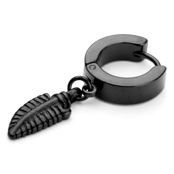 Fort Tempus Boucle D’oreille La Plume Noire 4