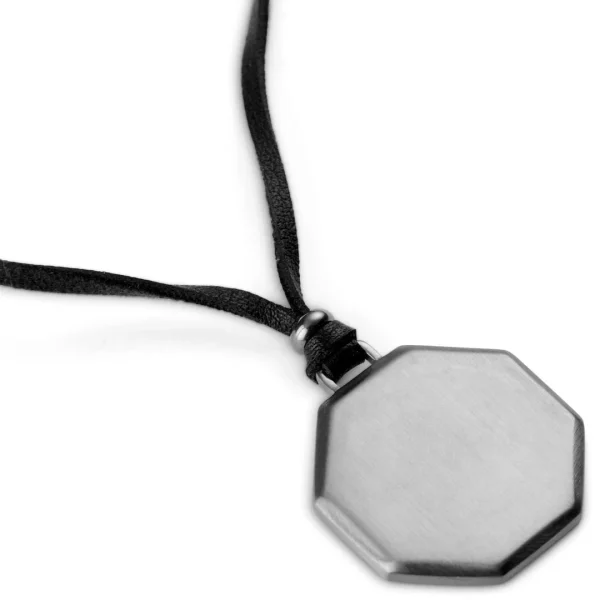 Lucleon Pendentif Personnalisable En Acier Bronze à Canon Avec Collier 3