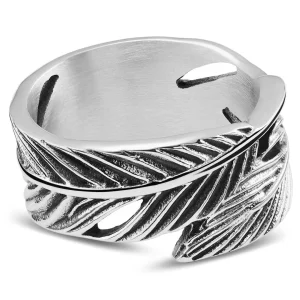 Moody Mason Bague Argentée La Plume 10