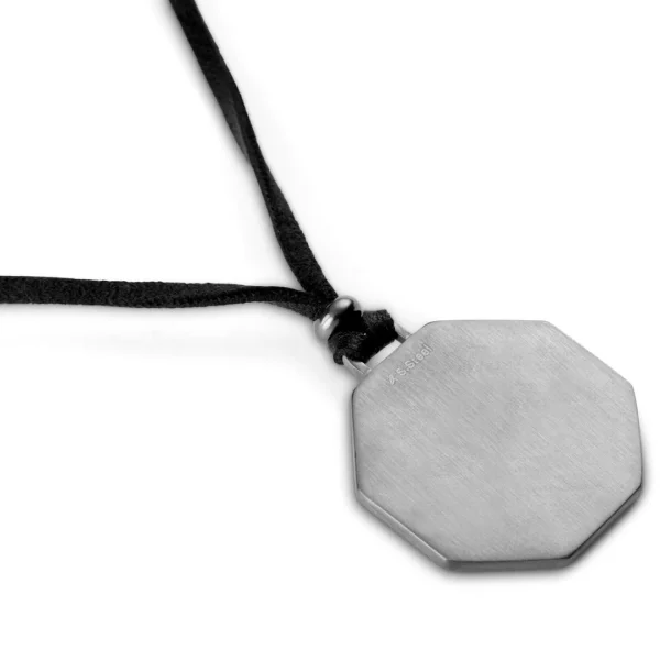 Lucleon Pendentif Personnalisable En Acier Bronze à Canon Avec Collier 4