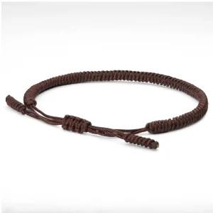 Waykins Bracelet De Noeud Chanceux Brun Whit 10