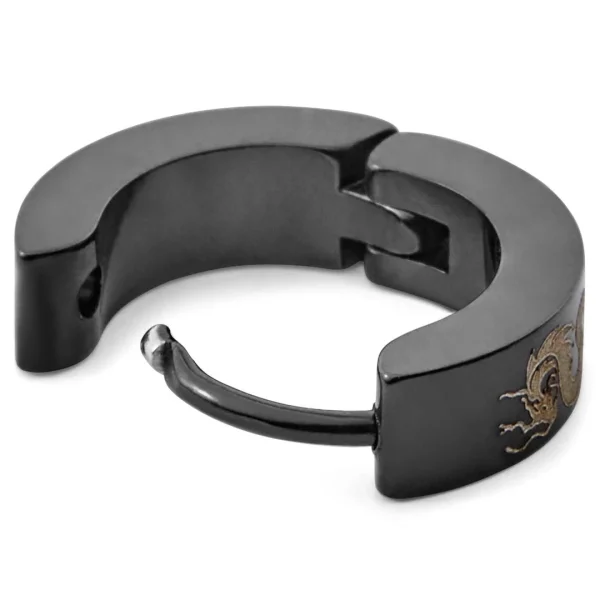 Lucleon Boucle D’oreille Floyd Black Dragon 4