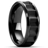 Lucleon Hyperan | Anneau Noir En Titane Le Prisme – 8 Mm 22