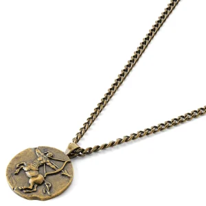 Lucleon Astro | Collier En Acier Doré Avec Signe Astrologique Du Sagittaire 9
