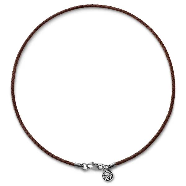 Lucleon Tenvis | Collier En Cuir Brun 3 Mm 3