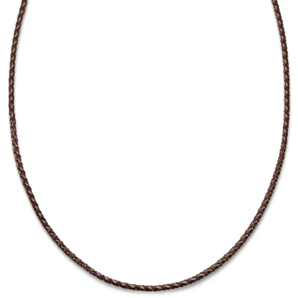 Lucleon Tenvis | Collier En Cuir Brun 3 Mm 1