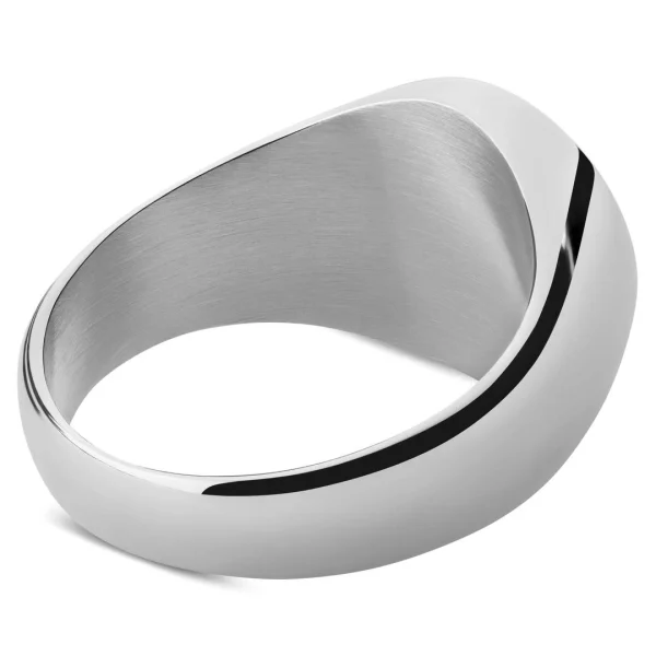 Lucleon Chevalière Ankh En Acier Argenté 5