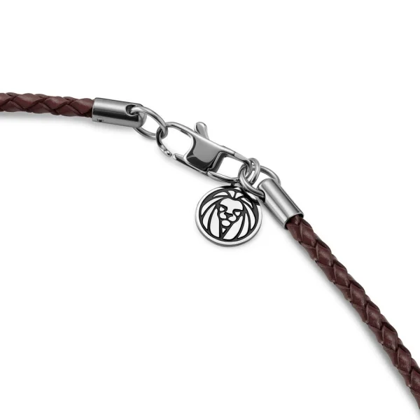 Lucleon Tenvis | Collier En Cuir Brun 3 Mm 4
