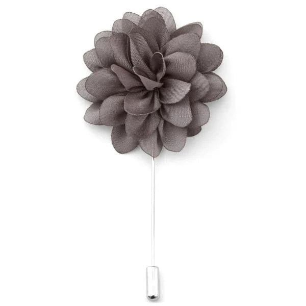 Warren Asher Boutonnière à Fleur Pivoine Couleur Charbon 1