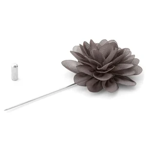 Warren Asher Boutonnière à Fleur Pivoine Couleur Charbon 10