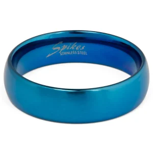 Fort Tempus Anneau En Acier Bleu Brossé 6