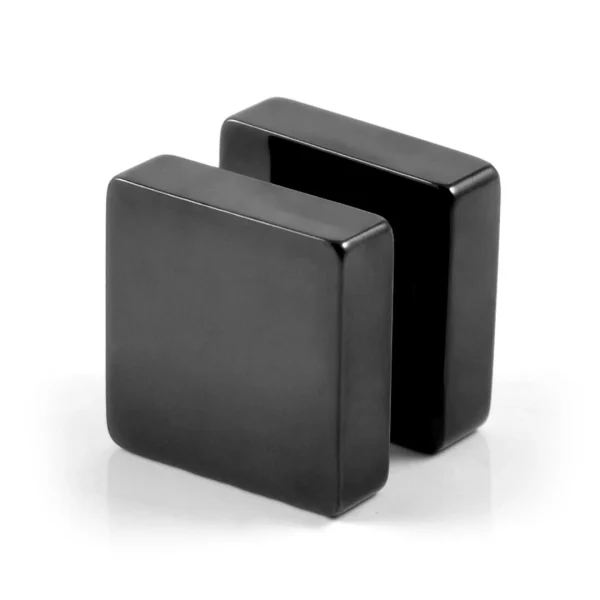 Fort Tempus Boucle D’oreille Aimant Forme Carrée 10 Mm 1