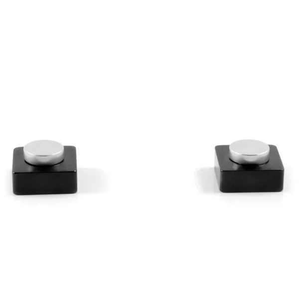 Fort Tempus Boucle D’oreille Aimant Forme Carrée 6 Mm 4