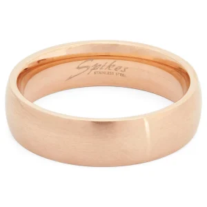 Fort Tempus Anneau En Acier Or Rose 6