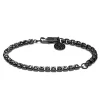 Lucleon Bracelet Chaîne Couleur Bronze Gunmetal Avec Diamants De Verre Craig Amager 22
