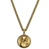 Lucleon Sanctus | Collier En Métal Doré à L’effigie De La Vierge Marie 22