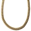 Lucleon Collier à Maillons En Acier Doré 16 Mm 16