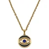 Waykins Evil Eye | Chaîne Dorée Avec Pendentif Rotatif 17