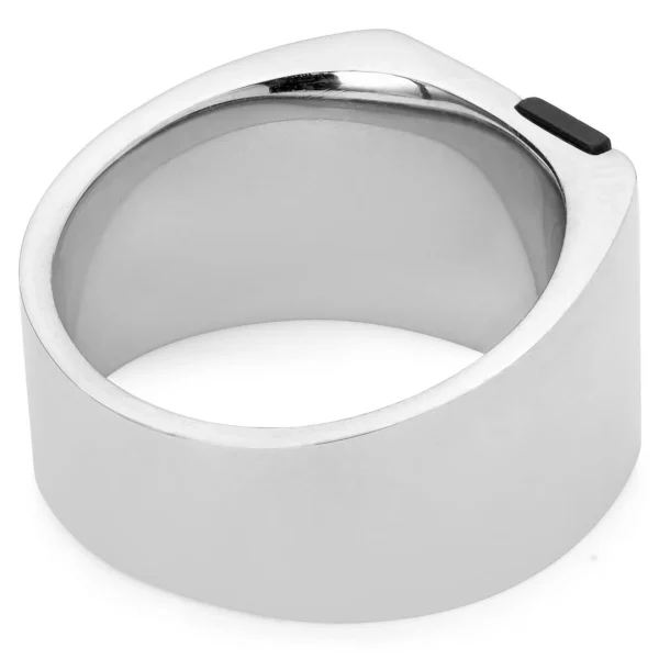 Sidegren Bague Avec Onyx Noir Sanko Nord 3
