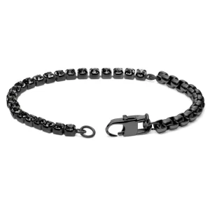 Lucleon Bracelet Chaîne Couleur Bronze Gunmetal Avec Diamants De Verre Craig Amager 10