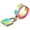 Otsu Boucle D’oreille Floyd Arc-en-ciel Avec Pendentif Cadenas 8