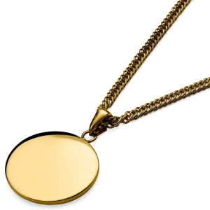 Lucleon Sanctus | Collier En Métal Doré à L’effigie De La Vierge Marie 16