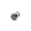Lucleon Boucle D’oreille Ronde Avec Zircone Noire 22