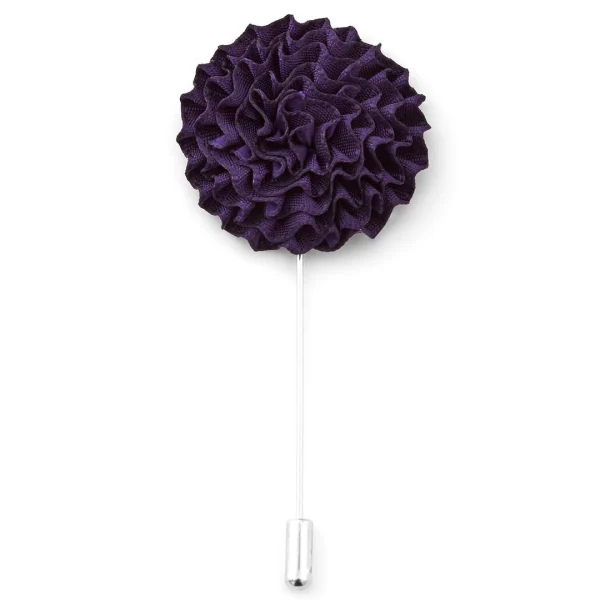 Warren Asher Boutonnière à Fleur Pissenlit Violette 1