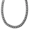 Lucleon Collier à Maillons En Acier Argenté 18 Mm 16