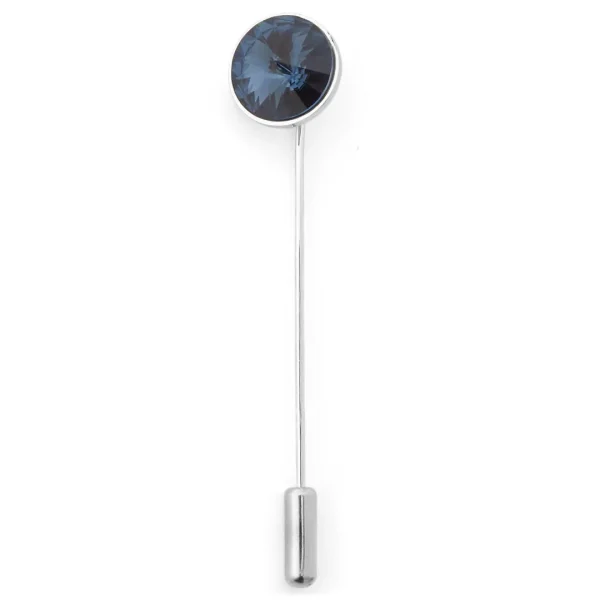 Warren Asher Broche Glamour Bleu Foncé 1