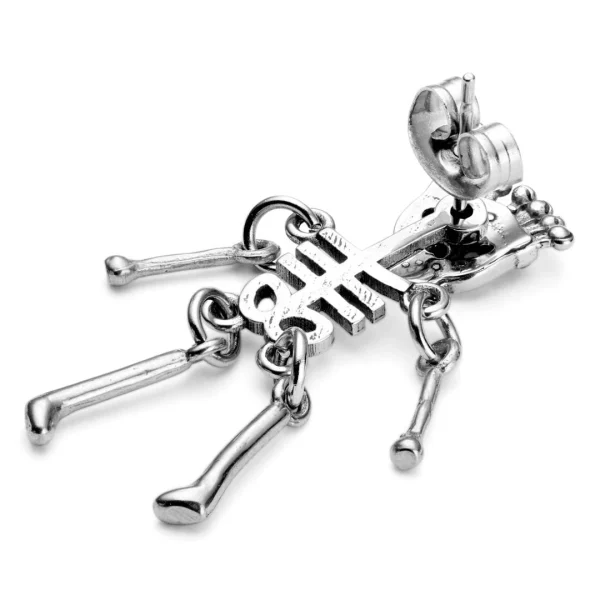 Fort Tempus Boucle D’oreille Roi Squelette 4
