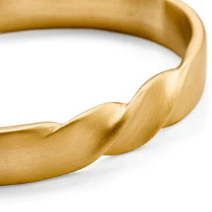 Lucleon Bracelet Manchette Evan Messiah Doré à Torsades 8