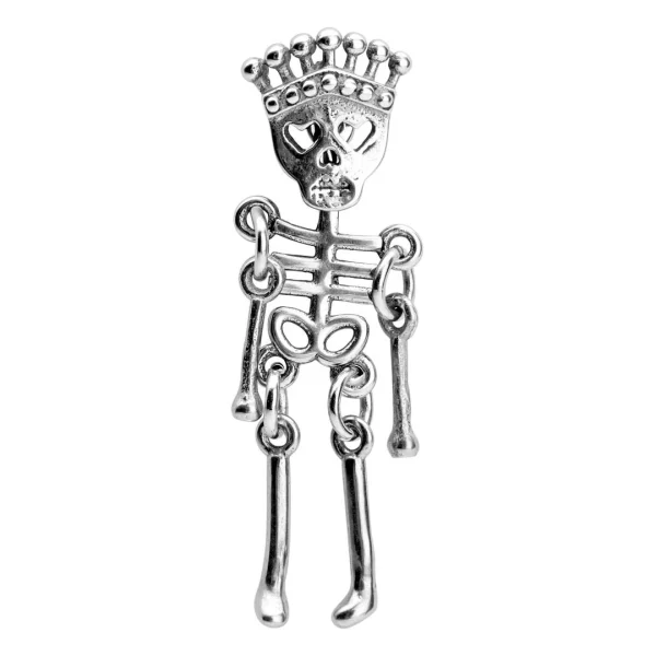 Fort Tempus Boucle D’oreille Roi Squelette 3