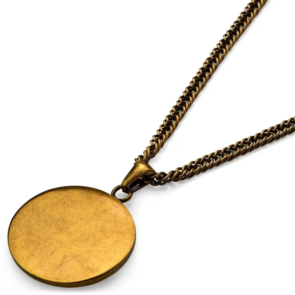 Lucleon Sanctus | Collier En Métal Doré Vintage à L’effigie De La Vierge Marie 6