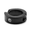 Fort Tempus Boucle D’oreille Noire à Clip Sertie D’une Zircone Transparente 22