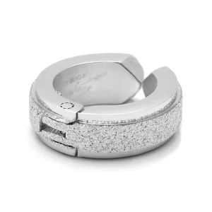 Fort Tempus Boucle D’oreille Clip Finition Brossée 12