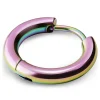 Lucleon Boucle D’oreille Créole Arc-en-ciel En Acier Inoxydable 11