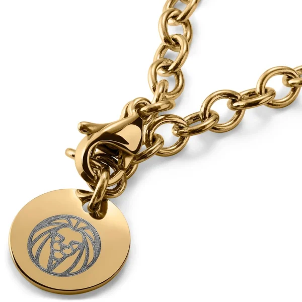 Lucleon Collier à Croix Incurvée – Couleur Or 4